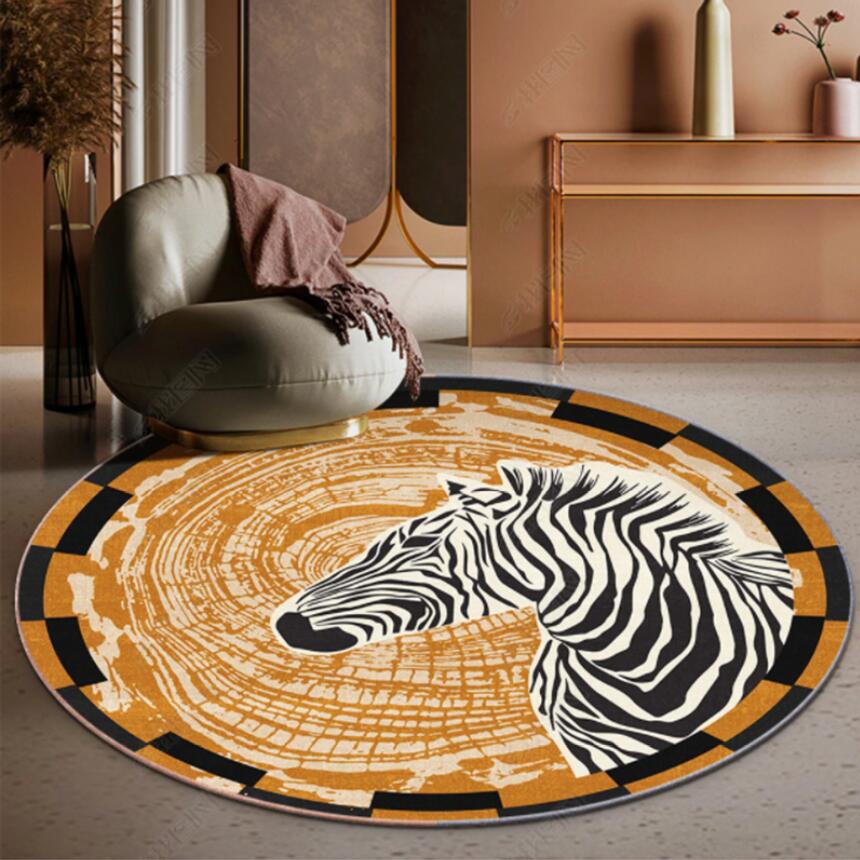 Commercial Fabric Printing Machine - Moderno zebra tigre leopardo impressão tapete
