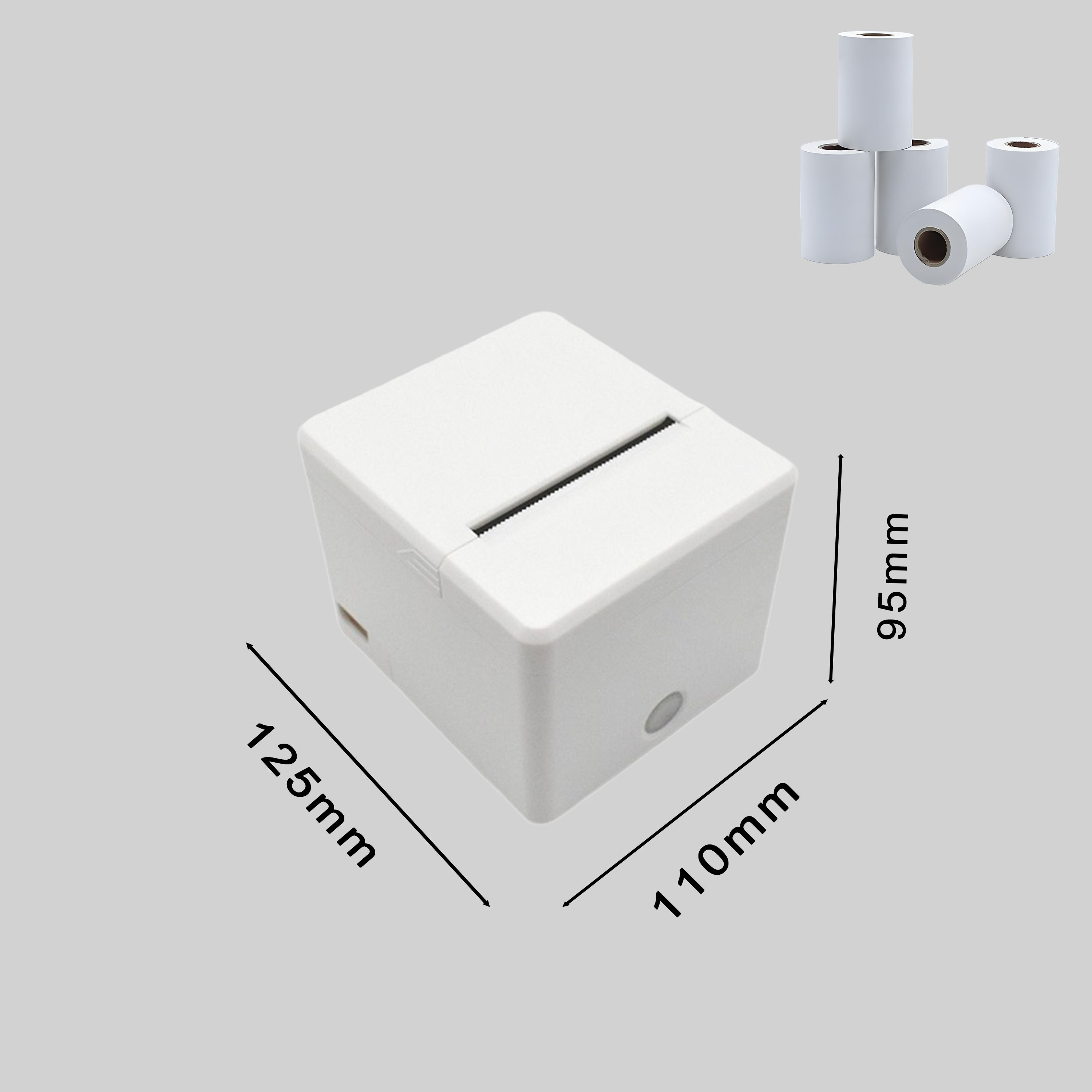 Commercial Printing Options - Impressora térmica de recibos, 80mm, preto