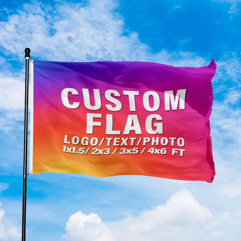 Commercial Printing Images - Bandeira Personalizada com Impressão de Imagem,