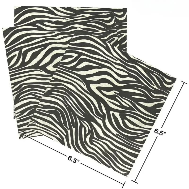 Wholesale Commercial Printing - Preto e branco Leopard Print Papel