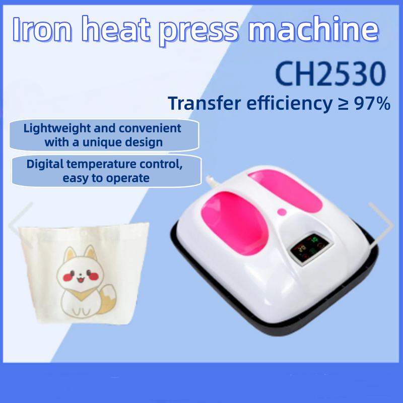 Heat Press Machine - Máquina de Transferência Térmica Portátil Mini,