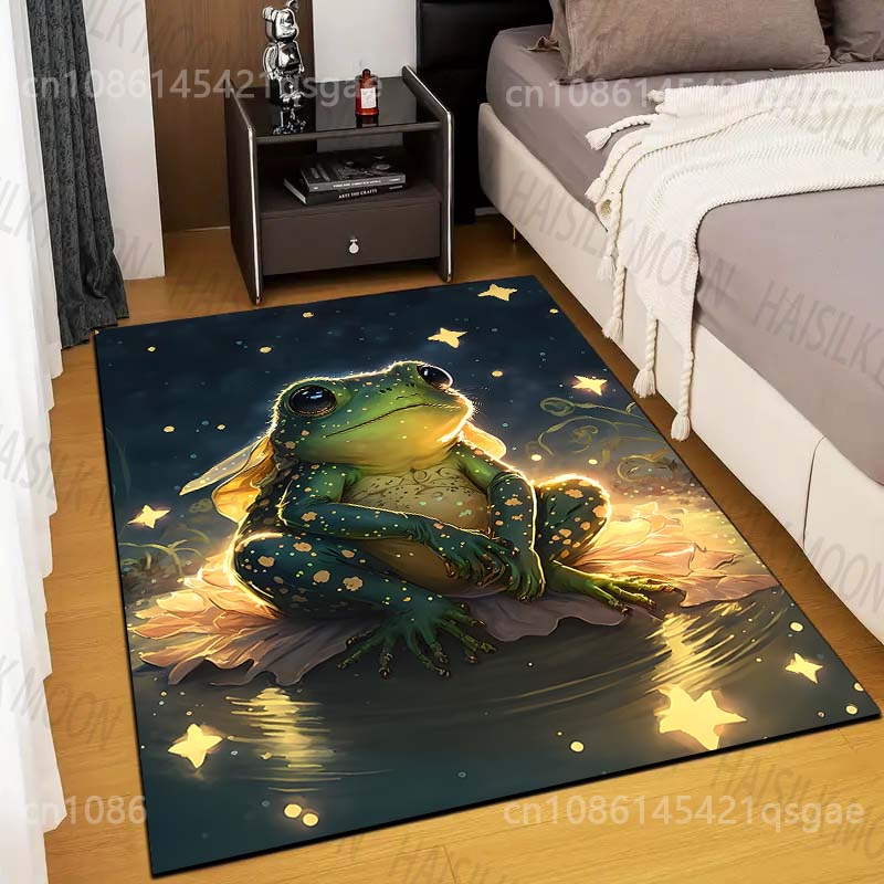 Printing On Commercial - Tapete com estampa de sapo sentado
