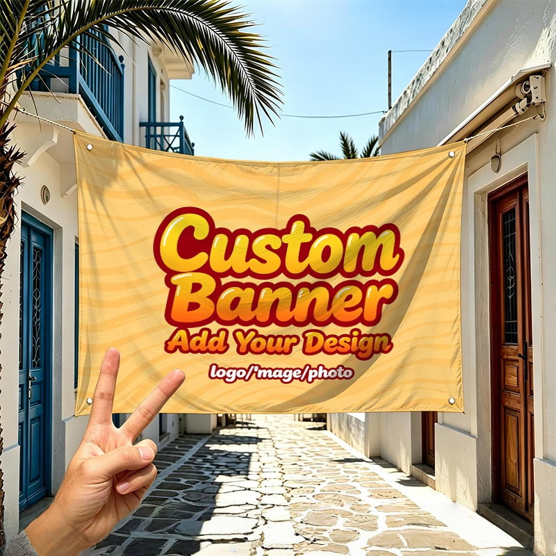 Commercial Printing Images - Bandeiras personalizadas adequadas para logotipo personalizado,