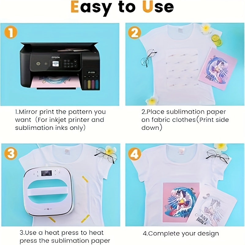 100 Folhas de Papel de Sublima - Commercial Fabric Printing Machine avaliação e preço